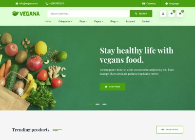 Best Responsive HTML5 Vegan Food Website Templates in 2020