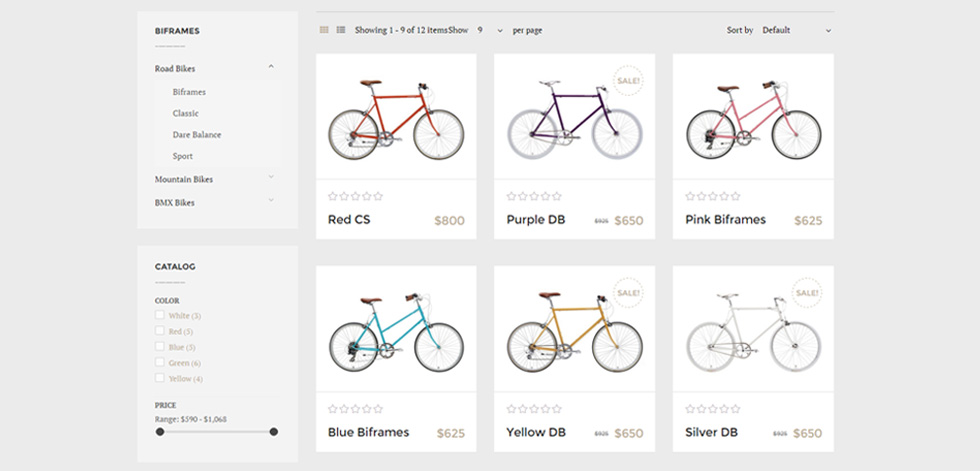 Category page