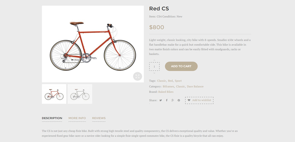Product page