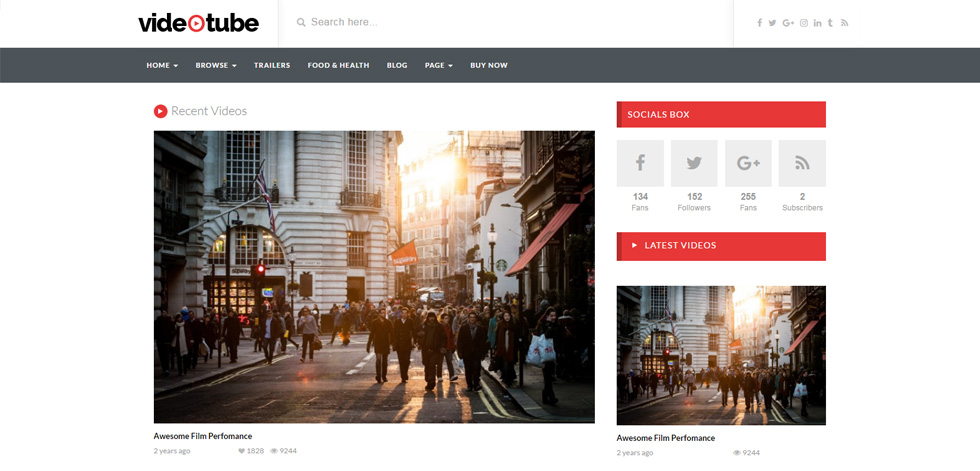 Home page