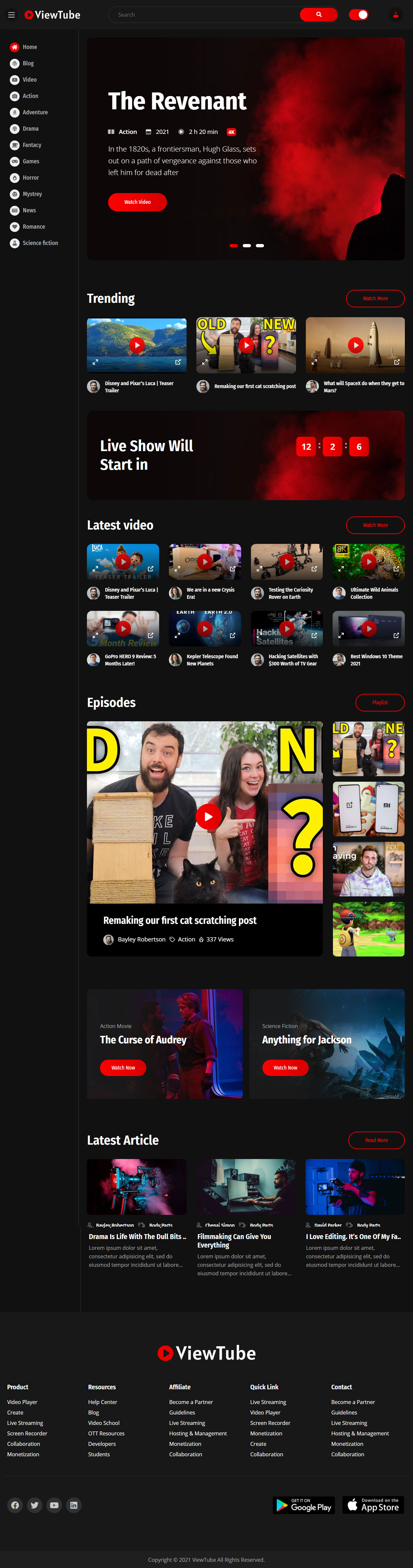 ViewTube Video Streaming WordPress