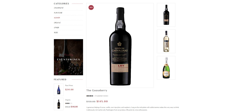 Product page