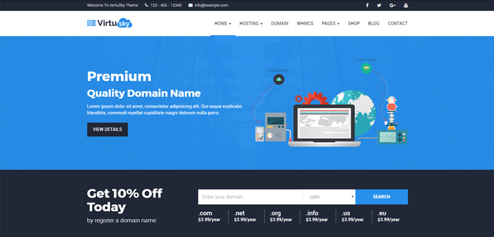 Home page