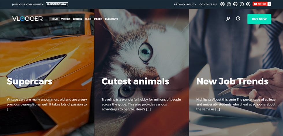 Home page