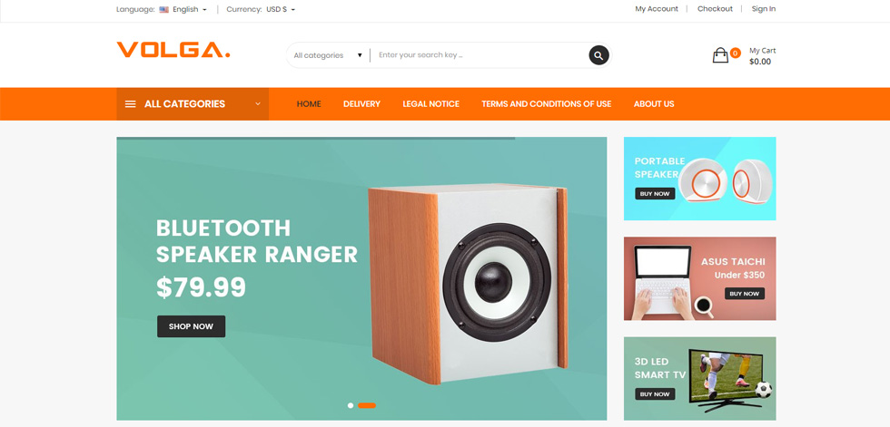 Home page