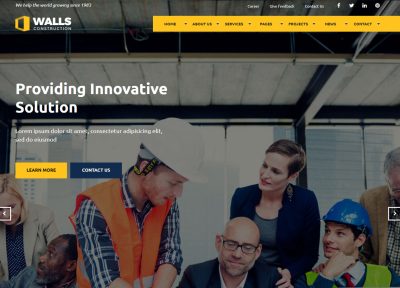 Best Adobe Muse Architecture Themes 2017