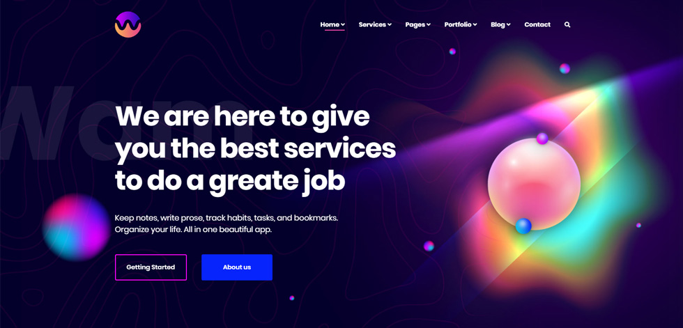 Home page