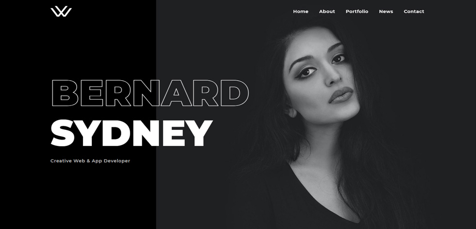 Welcome screen