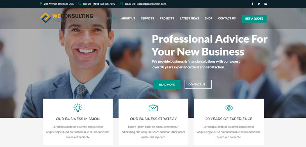 Home page