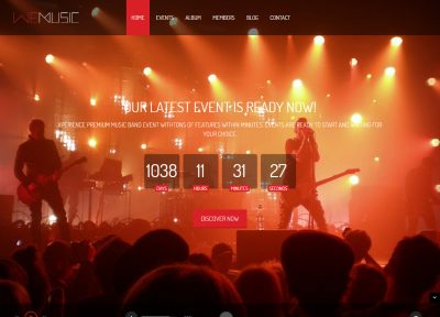 Best Drupal Music and Band Theme 2016