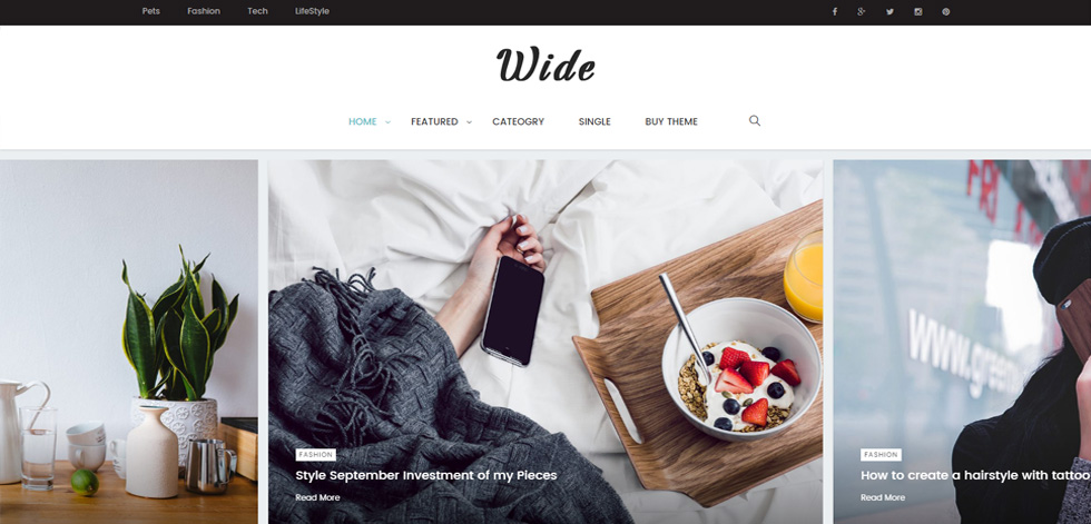 Home page