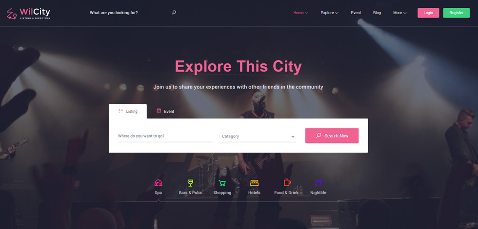 Home page