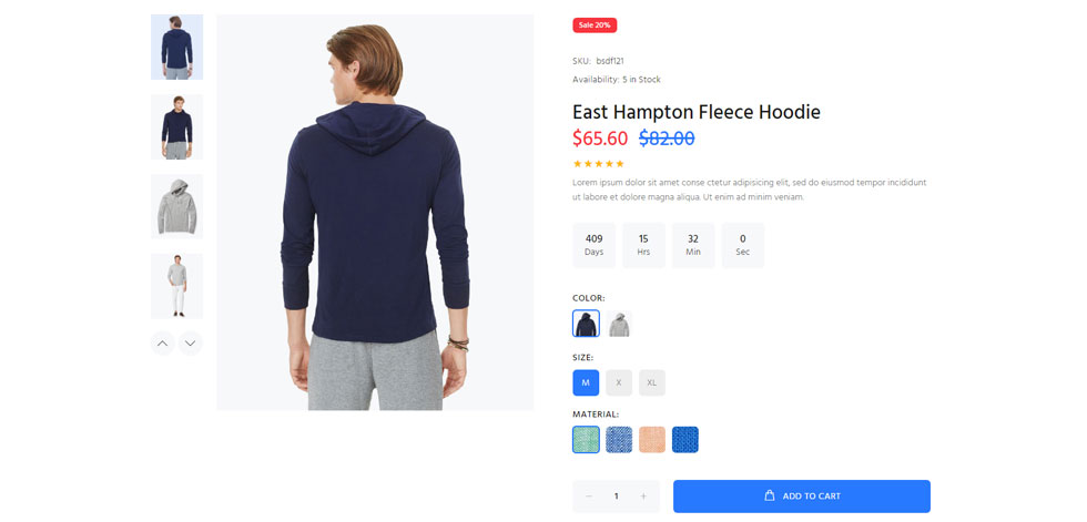 Product page