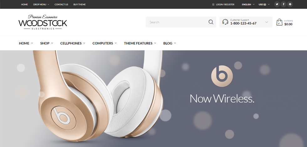 Home page