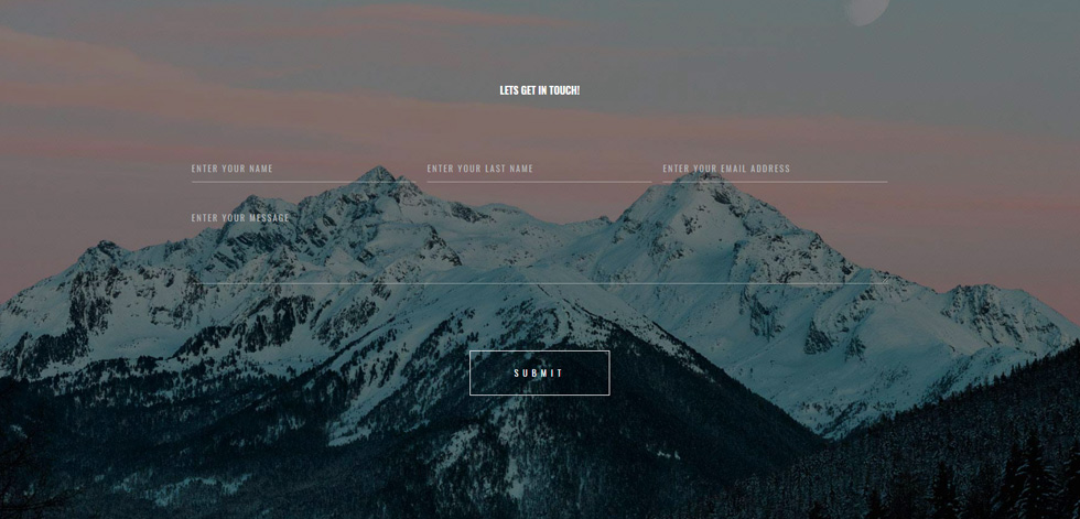 Contact page