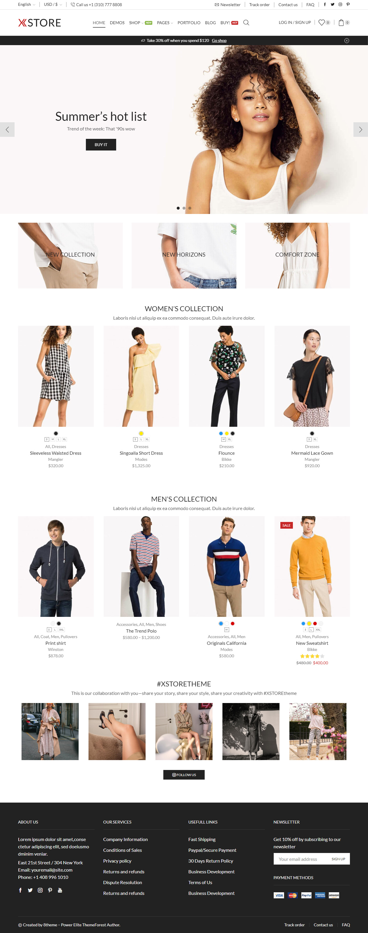 XStore WordPress Elementor Page Builder Themes