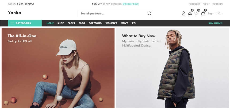 Home page