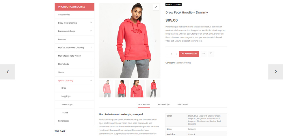 Product page