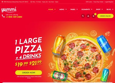 Best Responsive HTML5 Fast Food Website Templates
