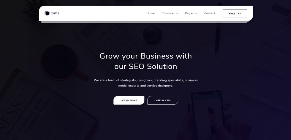 Home page