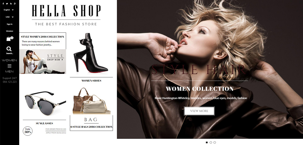Home page