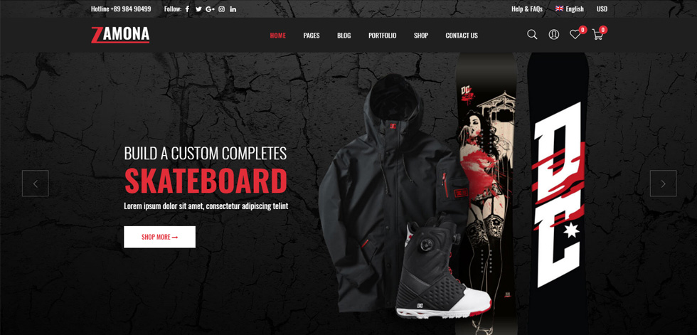 Home page