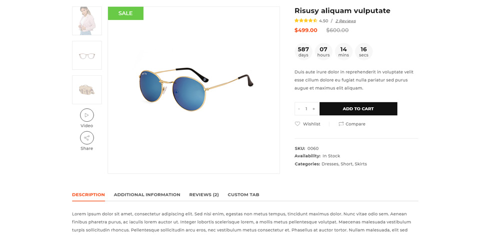 Product page
