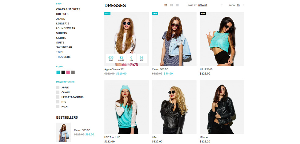 Category page