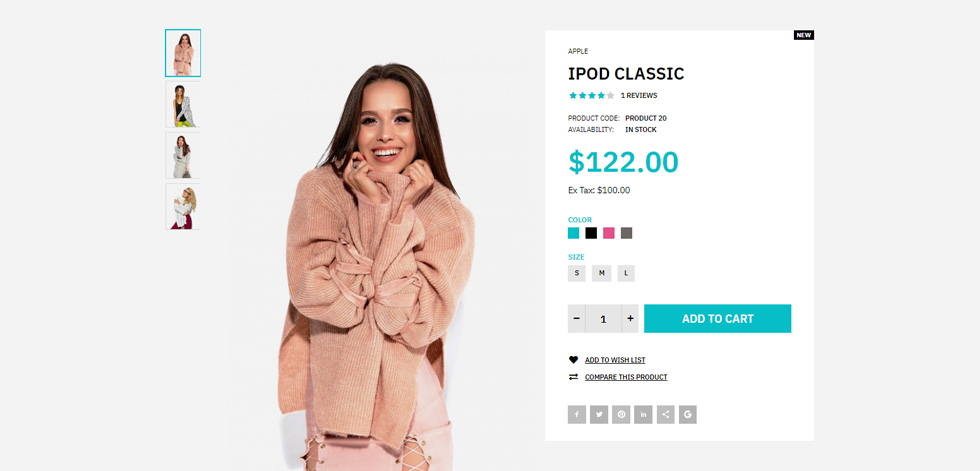 Product page