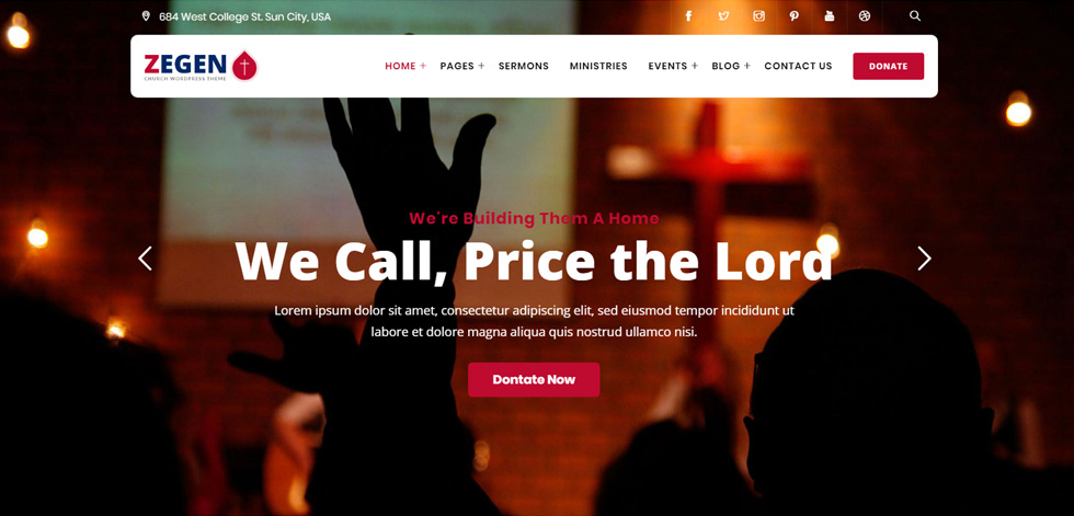 Home page