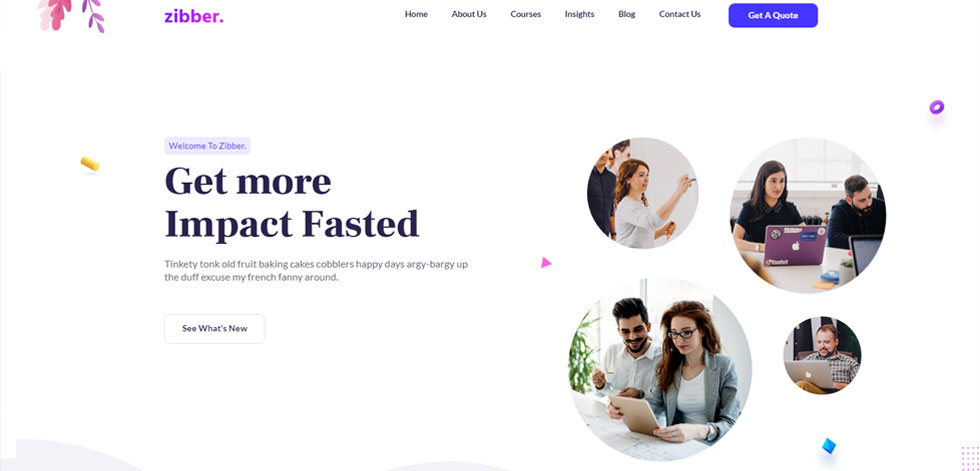 Home page
