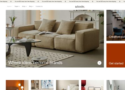 Abode – Premium Responsive Furniture Store WordPress Theme