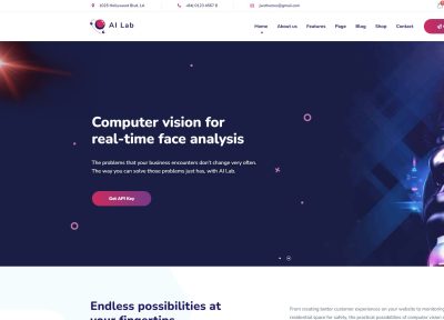AI Lab – Machine Learning WordPress Theme