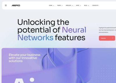 Aiero – Premium Responsive AI Agency & Technology HTML5 Template
