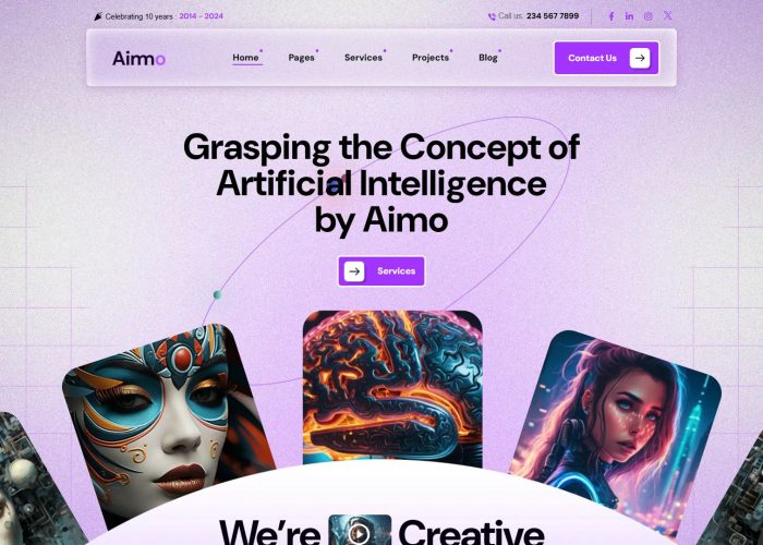 Aimo – AI Agency & Technology WordPress Theme