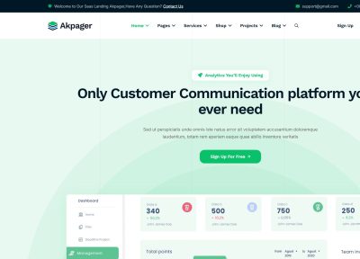 Akpager – Premium Responsive Multipurpose Landing Page Joomla 6 Template