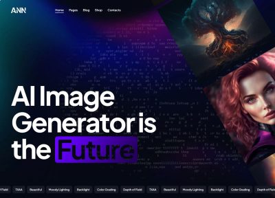 AI ANN – AI Generator & AI Agency WordPress Theme