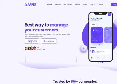 APPER – Premium Responsive App Landing Page Joomla 6 Template