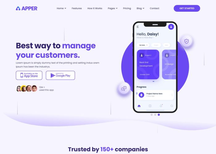 APPER – Premium Responsive App Landing Page Joomla 6 Template