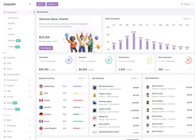 Aquiry – Premium Responsive Bootstrap 5 Admin Dashboard HTML5 Template