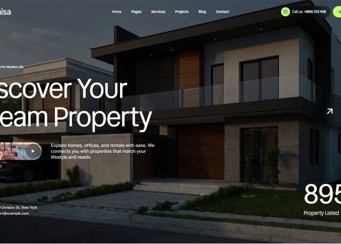 Atamisa – Premium Responsive Real Estate Agency WordPress Theme