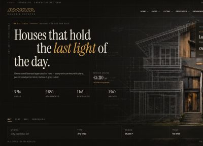 AVAVA Home – Premium Responsive Real Estate Marketplace HTML5 Template