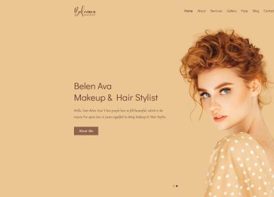 Belenava – Premium Responsive Makeup Artist WordPress Theme