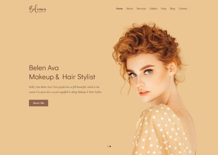 Belenava – Premium Responsive Makeup Artist WordPress Theme