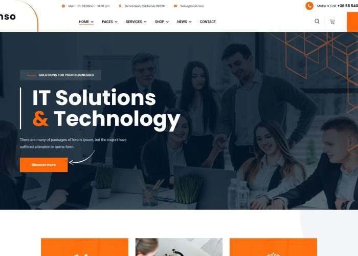 Binso – Premium Responsive Digital Agency Joomla 6 Template