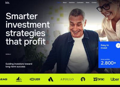 Biz – Premium Responsive Business Multipurpose Elementor WordPress Theme