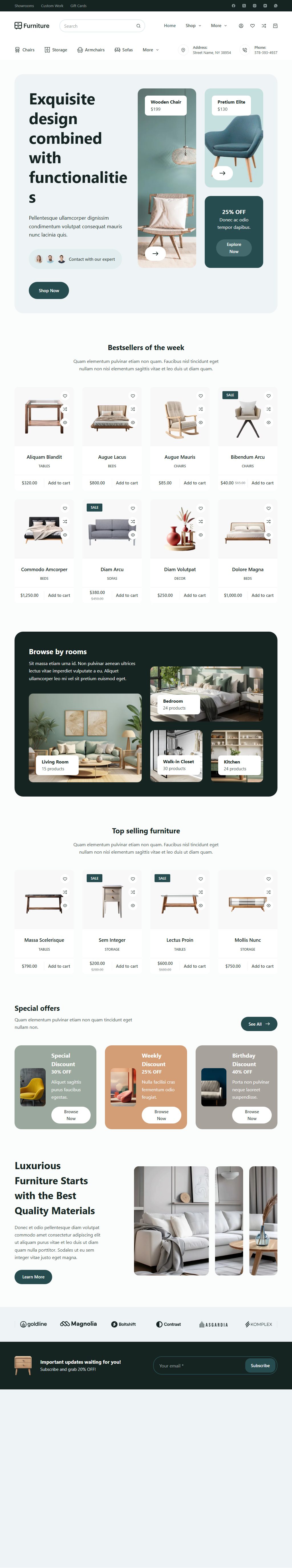 Blocksy theme — Tablet preview