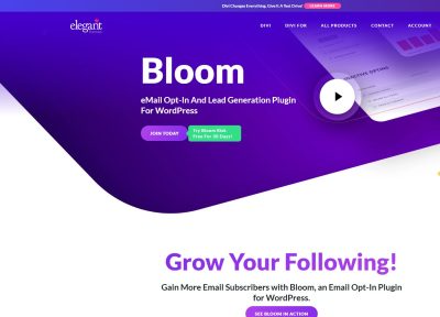 Bloom Review — Elegant Themes Email Opt-In Plugin for WordPress