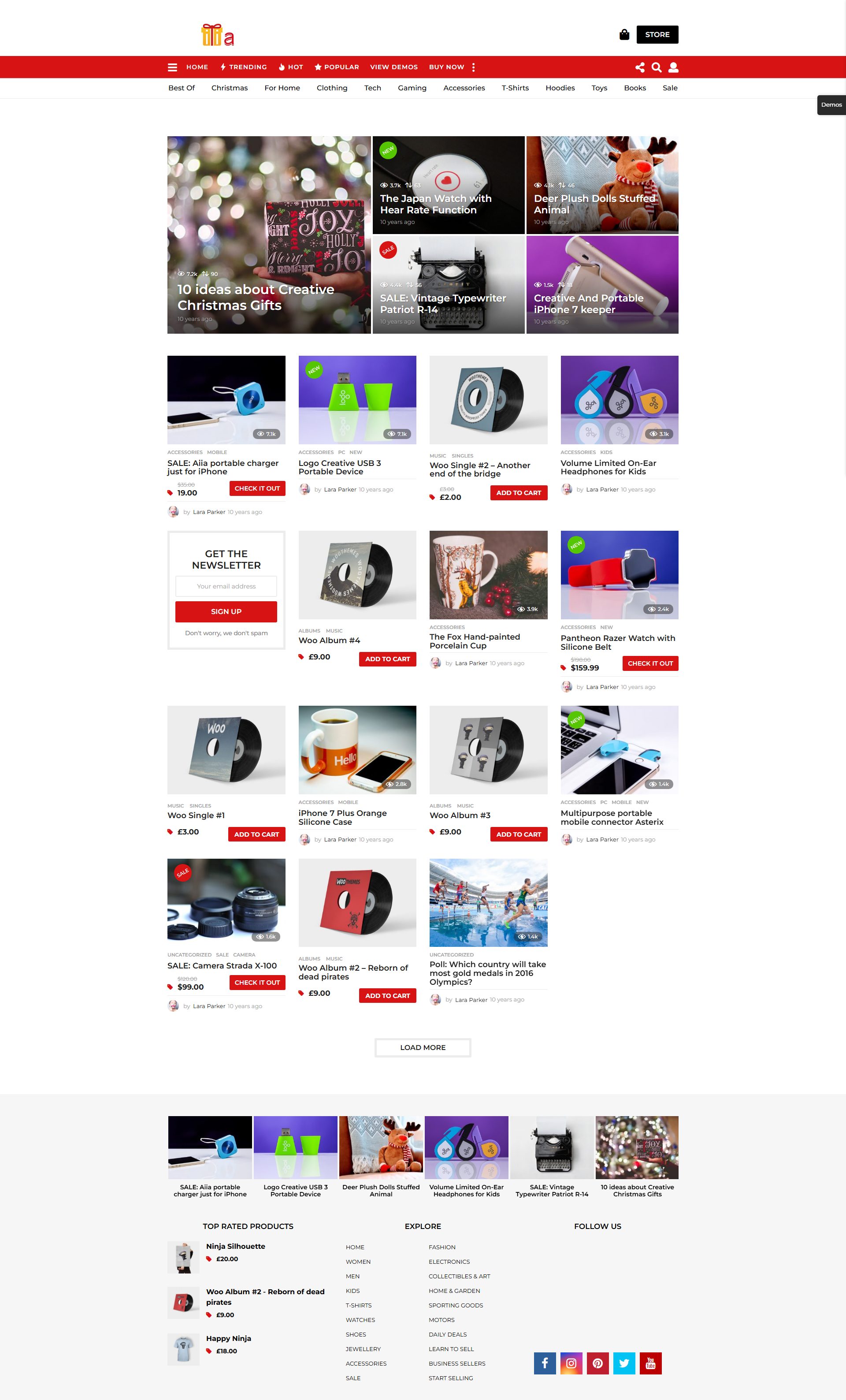 BoomBox – Premium Responsive Viral Affiliate WordPress Theme theme — Desktop preview