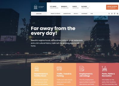 CityGov – Premium Responsive City Government & Municipal WordPress Theme